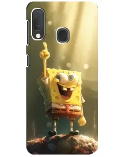 Чехол для Samsung Galaxy A20e с картинкой «Сияющий Спанч Боб» Чехол для Samsung Galaxy A20e с картинкой «Сияющий Спанч Боб»