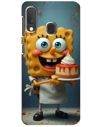 Чехол для Samsung Galaxy A20e с картинкой «Повар Спанч Боб»