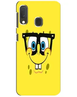 Чехол для Samsung Galaxy A20e с картинкой «Минималистичный Спанч Боб» Чехол для Samsung Galaxy A20e с картинкой «Минималистичный Спанч Боб»