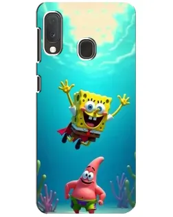 Чехол для Samsung Galaxy A20e с картинкой «Спанч Боб под водой» Чехол для Samsung Galaxy A20e с картинкой «Спанч Боб под водой»