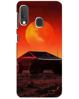 Чохол для Samsung Galaxy A20e з картинкою «Cybertruck на Марсі»