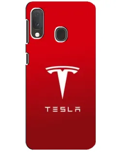 Чохол для Samsung Galaxy A20e з картинкою «Tesla Red Classic»