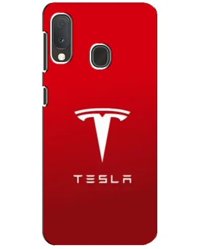 Чохол для Samsung Galaxy A20e з картинкою «Tesla Red Classic»