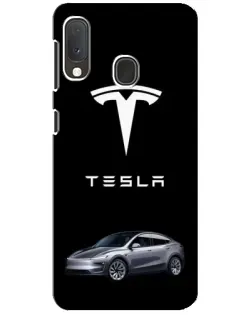 Чохол для Samsung Galaxy A20e з картинкою «Tesla Model Y» Чохол для Samsung Galaxy A20e з картинкою «Tesla Model Y»