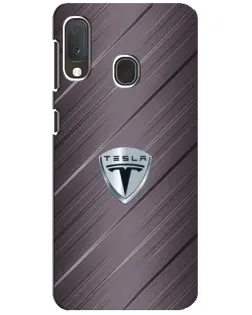 Чохол для Samsung Galaxy A20e з картинкою «Металева текстура Tesla» Чохол для Samsung Galaxy A20e з картинкою «Металева текстура Tesla»