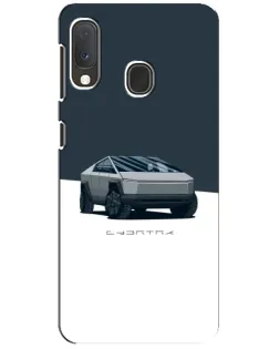 Чохол для Samsung Galaxy A20e з картинкою «Сріблястий Cybertruck Tesla» Чохол для Samsung Galaxy A20e з картинкою «Сріблястий Cybertruck Tesla»