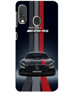 Чохол для Samsung Galaxy A20e з картинкою «Mercedes — білий карбон» Чохол для Samsung Galaxy A20e з картинкою «Mercedes — білий карбон»