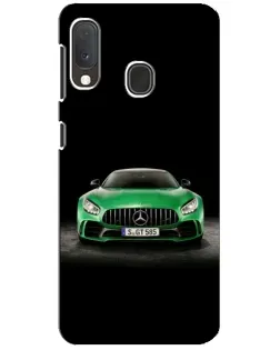 Чохол для Samsung Galaxy A20e з картинкою «Mercedes — неоновий лого» Чохол для Samsung Galaxy A20e з картинкою «Mercedes — неоновий лого»