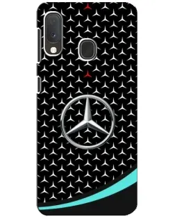 Чохол для Samsung Galaxy A20e з картинкою «Mercedes — бірюзовий акцент» Чохол для Samsung Galaxy A20e з картинкою «Mercedes — бірюзовий акцент»