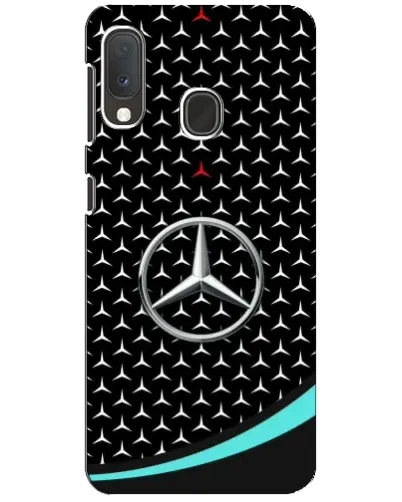 Чохол для Samsung Galaxy A20e з картинкою «Mercedes — бірюзовий акцент» Чохол для Samsung Galaxy A20e з картинкою «Mercedes — бірюзовий акцент»