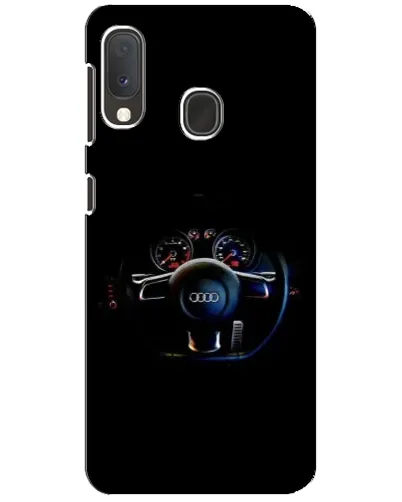 Чохол для Samsung Galaxy A20e з картинкою «Салон Audi — кермо»