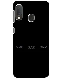 Чохол для Samsung Galaxy A20e з картинкою «Audi — світловий підпис»