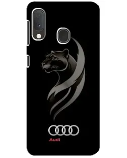 Чохол для Samsung Galaxy A20e з картинкою «Графіка — пантера та Audi»