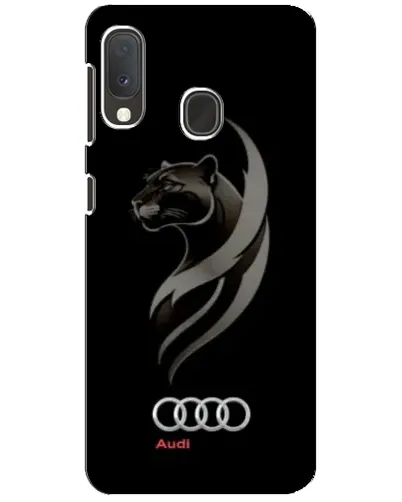 Чохол для Samsung Galaxy A20e з картинкою «Графіка — пантера та Audi»