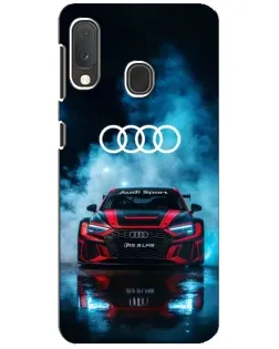 Чохол для Samsung Galaxy A20e з картинкою «Audi Sport — неон»