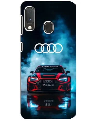 Чохол для Samsung Galaxy A20e з картинкою «Audi Sport — неон»