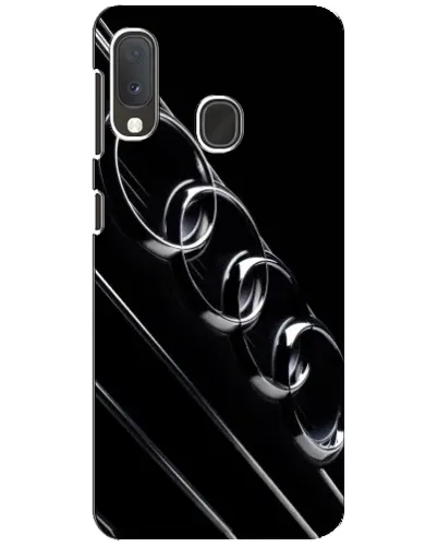 Чохол для Samsung Galaxy A20e з картинкою «Audi — абстрактні кільця»