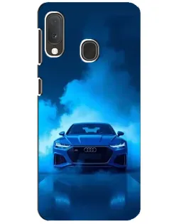 Чохол для Samsung Galaxy A20e з картинкою «Audi — блакитна енергія»