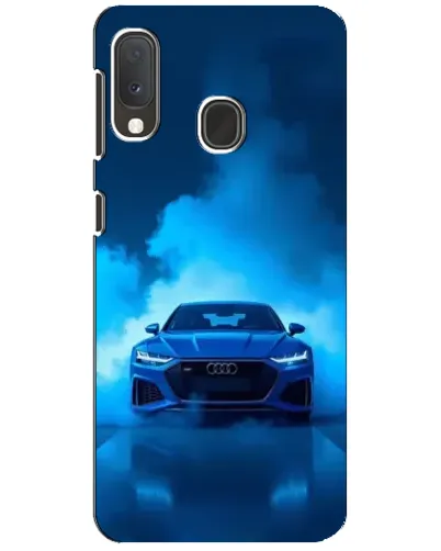 Чохол для Samsung Galaxy A20e з картинкою «Audi — блакитна енергія»