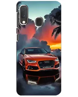 Чохол для Samsung Galaxy A20e з картинкою «Audi — захід сонця»
