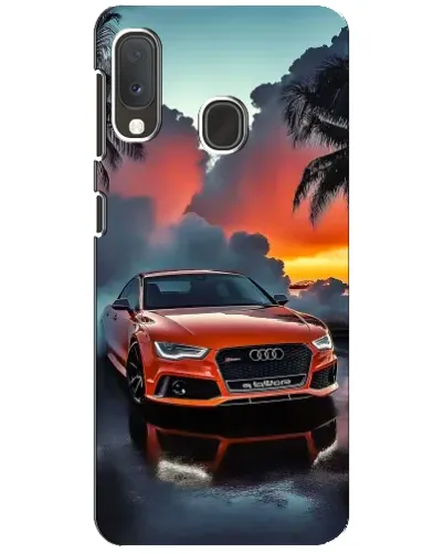 Чохол для Samsung Galaxy A20e з картинкою «Audi — захід сонця»