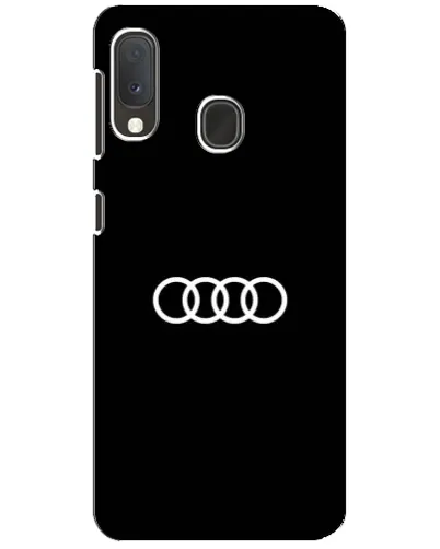 Чохол для Samsung Galaxy A20e з картинкою «Audi White Logo»