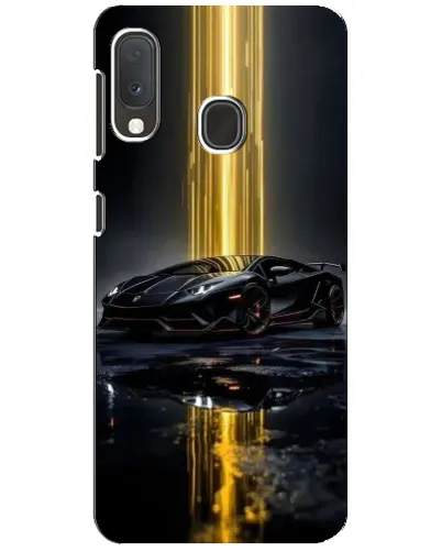 Чохол для Samsung Galaxy A20e з картинкою «Нічний Lamborghini драйв»