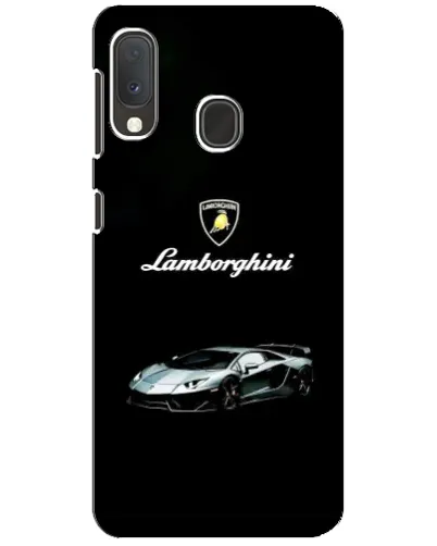 Чохол для Samsung Galaxy A20e з картинкою «Логотип Lamborghini класика»