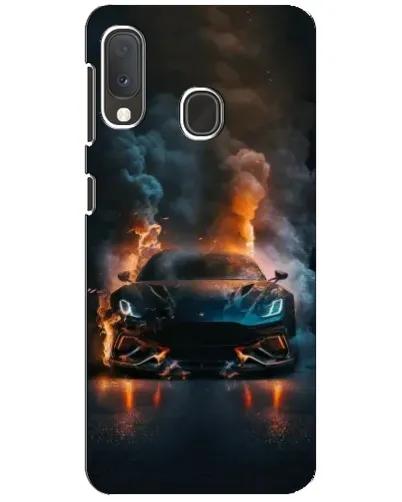 Чохол для Samsung Galaxy A20e з картинкою «Lamborghini димна естетика»