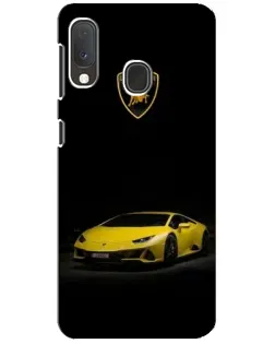 Чохол для Samsung Galaxy A20e з картинкою «Lamborghini жовтий акцент» Чохол для Samsung Galaxy A20e з картинкою «Lamborghini жовтий акцент»