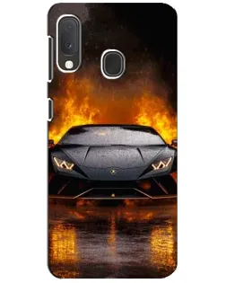 Чохол для Samsung Galaxy A20e з картинкою «Lamborghini у вогні» Чохол для Samsung Galaxy A20e з картинкою «Lamborghini у вогні»