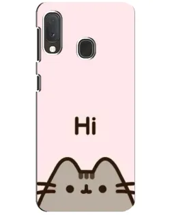 Чохол для Samsung Galaxy A20e з картинкою «Пушин каже Hi»