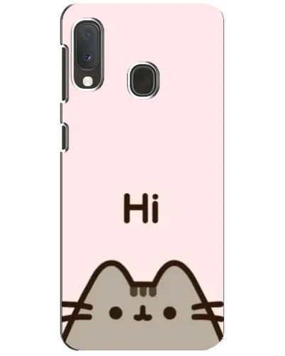 Чохол для Samsung Galaxy A20e з картинкою «Пушин каже Hi»