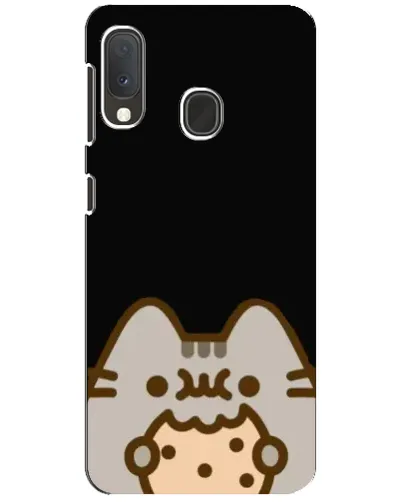 Чохол для Samsung Galaxy A20e з картинкою «Пушин на чорному»