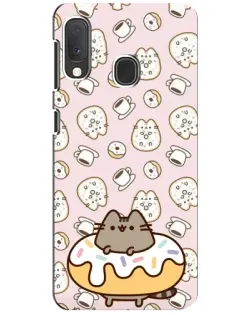 Чохол для Samsung Galaxy A20e з картинкою «Пушин на пончику»
