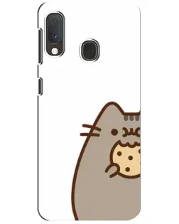 Чохол для Samsung Galaxy A20e з картинкою «Пушин з печивом»