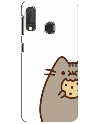 Чохол для Samsung Galaxy A20e з картинкою «Пушин з печивом»