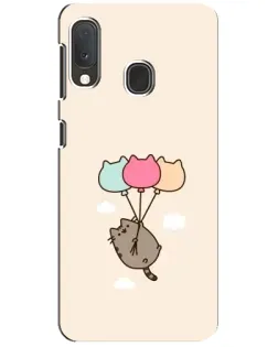 Чохол для Samsung Galaxy A20e з картинкою «Пушин на кульках»