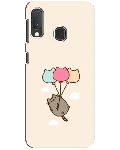 Чохол для Samsung Galaxy A20e з картинкою «Пушин на кульках»