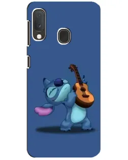 Чохол для Samsung Galaxy A20e з картинкою «Стіч з укулеле»
