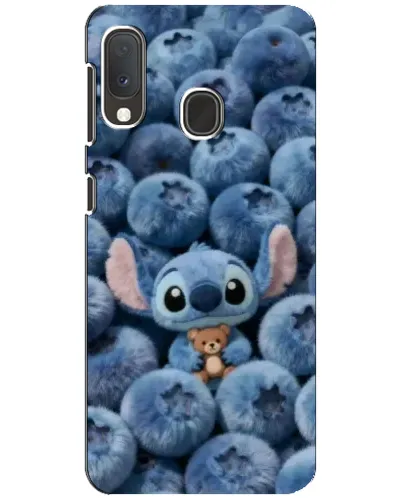 Чохол для Samsung Galaxy A20e з картинкою «Стіч та лохина»