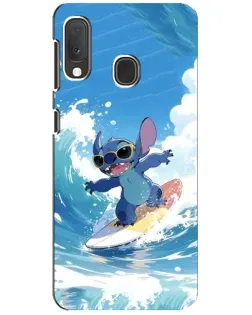Чохол для Samsung Galaxy A20e з картинкою «Стіч на хвилі»