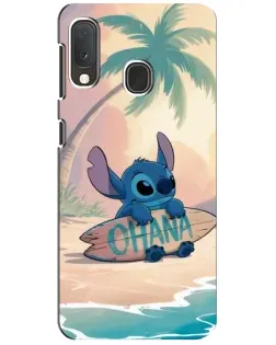 Чохол для Samsung Galaxy A20e з картинкою «Стіч на серфі»