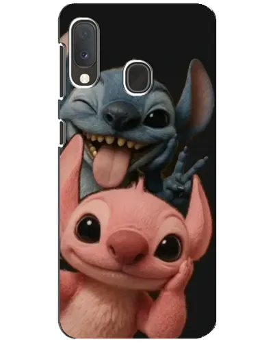 Чохол для Samsung Galaxy A20e з картинкою «Стіч та Ангел»