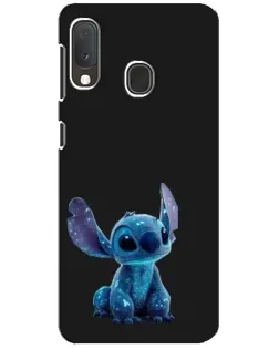 Чохол для Samsung Galaxy A20e з картинкою «Стіч на чорному»