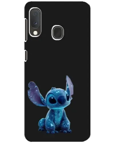 Чохол для Samsung Galaxy A20e з картинкою «Стіч на чорному»