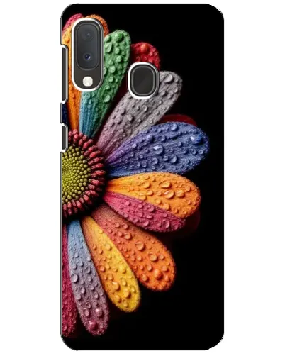 Чохол для Samsung Galaxy A20e з картинкою «Райдужна квітка» Чохол для Samsung Galaxy A20e з картинкою «Райдужна квітка»