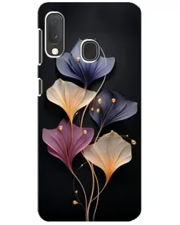 Чохол для Samsung Galaxy A20e з картинкою «Лілові квіти грації»