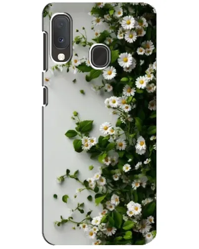 Чохол для Samsung Galaxy A20e з картинкою «Гілка дрібних білих квітів» Чохол для Samsung Galaxy A20e з картинкою «Гілка дрібних білих квітів»