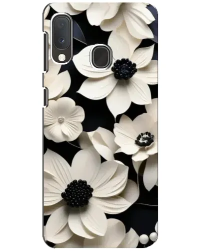 Чохол для Samsung Galaxy A20e з картинкою «Об'ємні білі квіти» Чохол для Samsung Galaxy A20e з картинкою «Об'ємні білі квіти»